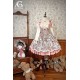 Alice Girl Little Bear Doll Wall V Neck Long Sleeve Blouse(20th Pre-Order/3 Colours/Full Payment Without Shipping)
